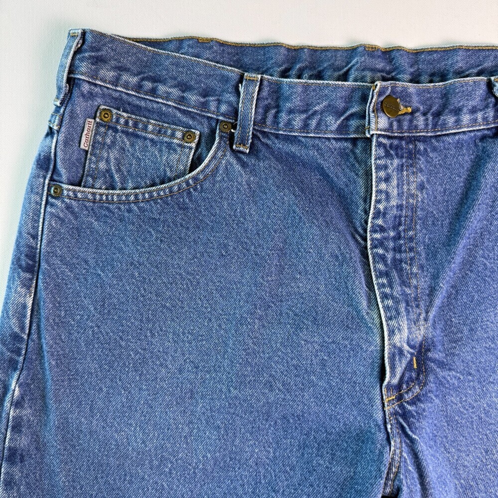 Carhartt B17DST Vintage Relaxed Fit Tapered Leg Men's Jeans 40x30 Dark Stonewash - Picture 6 of 16
